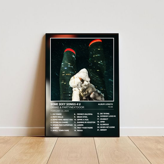 DRAKE & PARTYNEXTDOOR - $ome $exy $ongs 4 U Album Poster